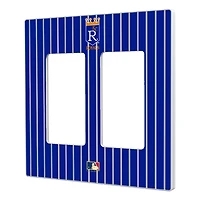 Kansas City Royals 1969-1978 Cooperstown Pinstripe Double Rocker Light Switch Plate