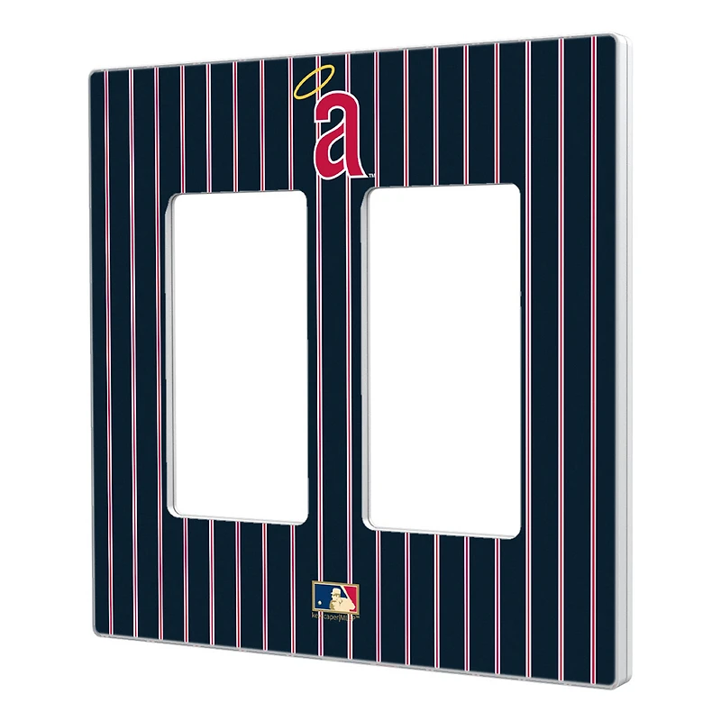 Los Angeles Angels 1971 Cooperstown Pinstripe Double Rocker Light Switch Plate