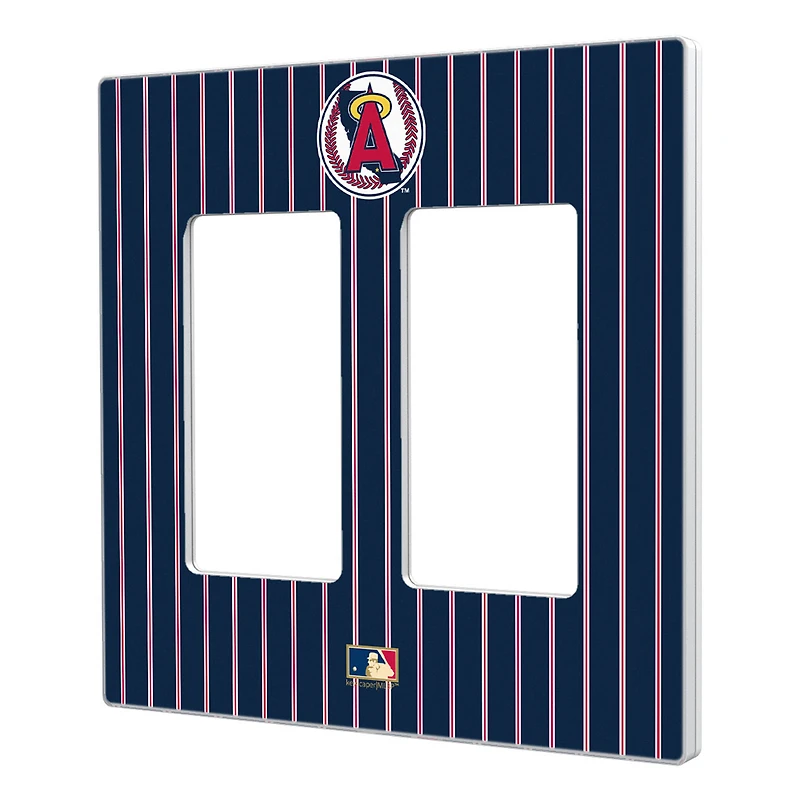 Los Angeles Angels 1986-1992 Cooperstown Pinstripe Double Rocker Light Switch Plate