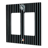 Miami Marlins 1993-2011 Cooperstown Pinstripe Double Rocker Light Switch Plate