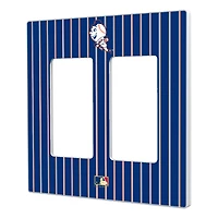 New York Mets 2014 Cooperstown Pinstripe Double Rocker Light Switch Plate