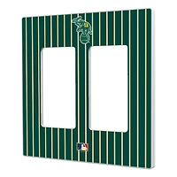 Athletics 1988 Cooperstown Pinstripe Double Rocker Light Switch Plate