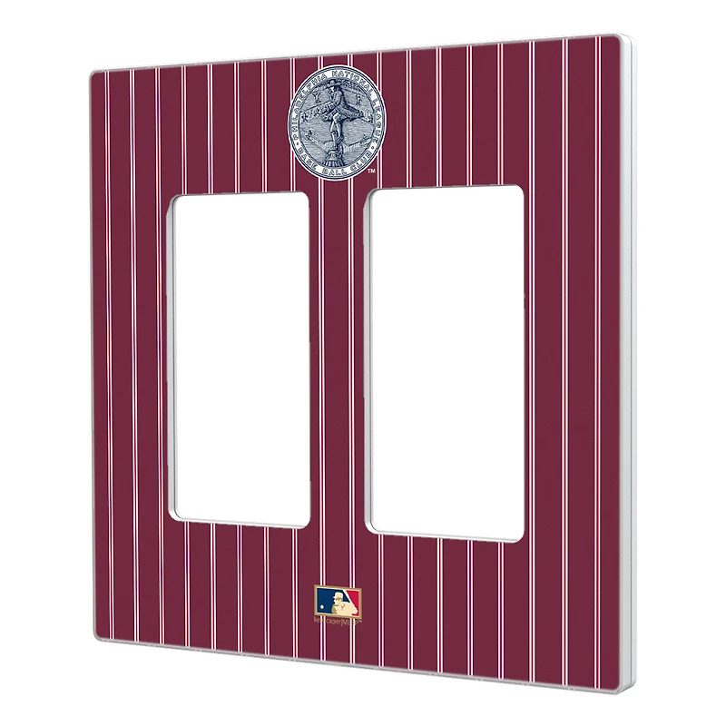 Philadelphia Phillies - Cooperstown Pinstripe Double Rocker Light Switch Plate