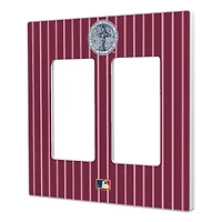 Philadelphia Phillies - Cooperstown Pinstripe Double Rocker Light Switch Plate