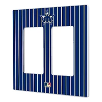 Seattle Mariners 1981-1986 Cooperstown Pinstripe Double Rocker Light Switch Plate