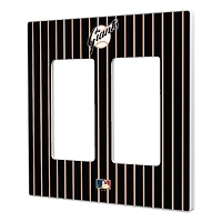 San Francisco Giants 1958-1967 Cooperstown Pinstripe Double Rocker Light Switch Plate