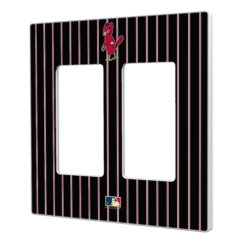 St. Louis Cardinals - Cooperstown Pinstripe Double Rocker Light Switch Plate
