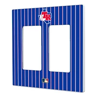 Texas Rangers 1981-1983 Cooperstown Pinstripe Double Rocker Light Switch Plate