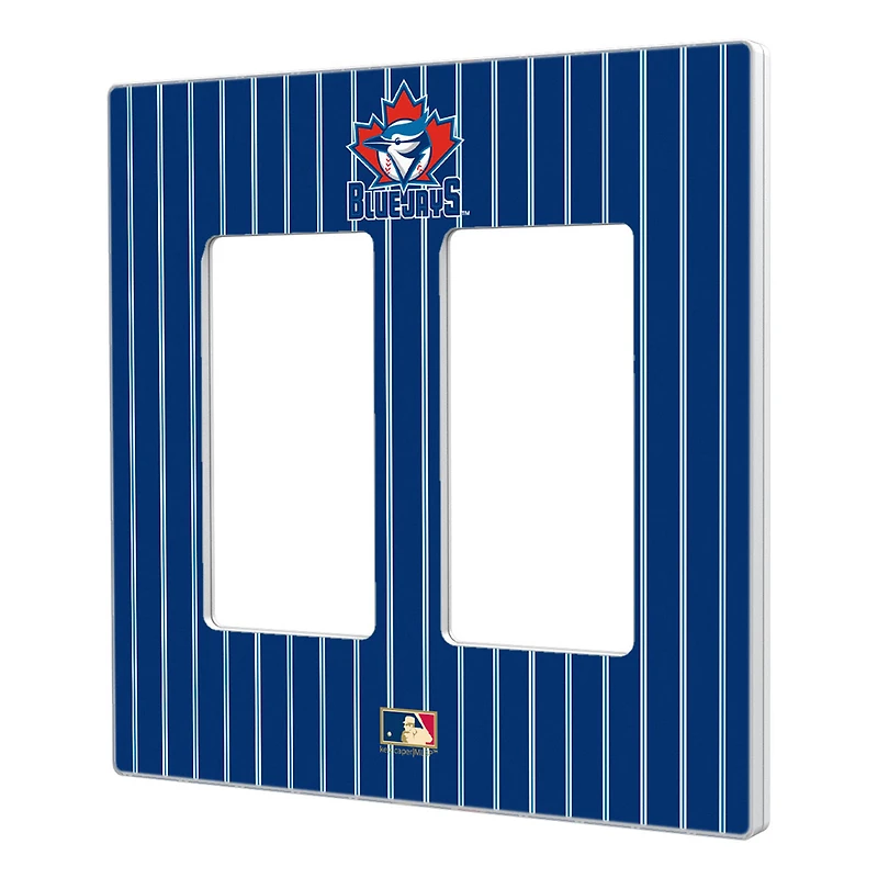 Toronto Blue Jays 1997-2002 Cooperstown Pinstripe Double Rocker Light Switch Plate