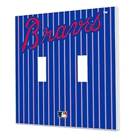 Atlanta Braves 2012 Cooperstown Pinstripe Double Toggle Light Switch Plate