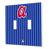 Atlanta Braves 1972- Cooperstown Pinstripe Double Toggle Light Switch Plate