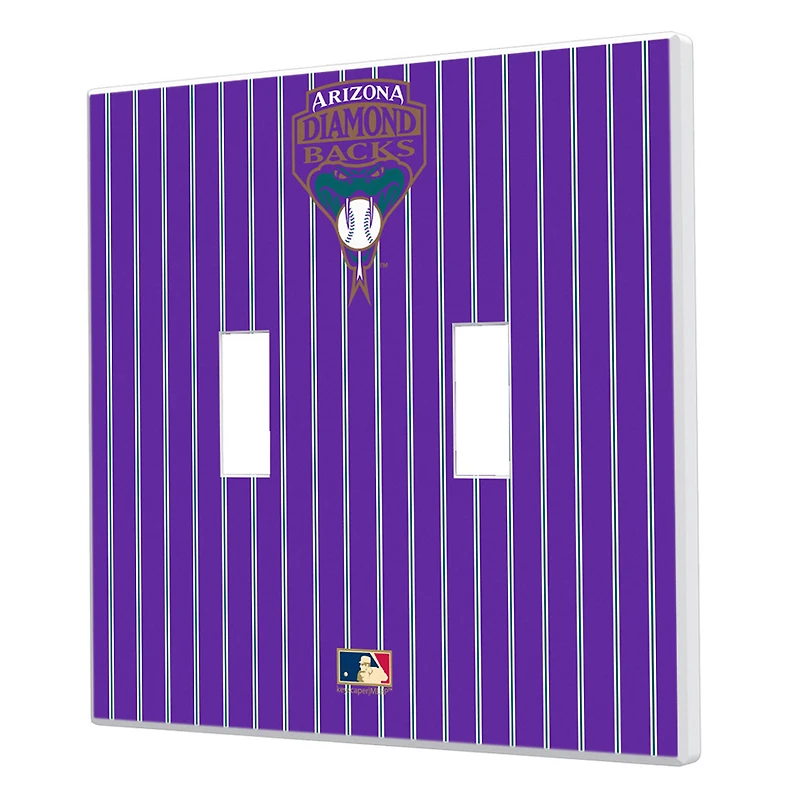 Arizona Diamondbacks 1999-2006 Cooperstown Pinstripe Double Toggle Light Switch Plate