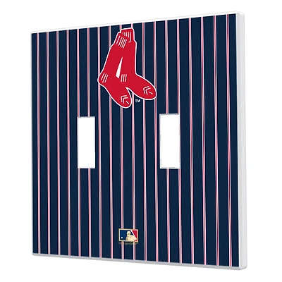 Boston Red Sox - Cooperstown Pinstripe Double Toggle Light Switch Plate