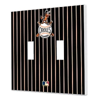 Baltimore Orioles 1954-1963 Cooperstown Pinstripe Double Toggle Light Switch Plate