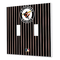 Baltimore Orioles 1966-1969 Cooperstown Pinstripe Double Toggle Light Switch Plate