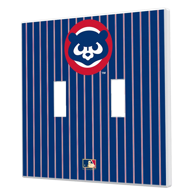 Chicago Cubs 1979 Cooperstown Pinstripe Double Toggle Light Switch Plate