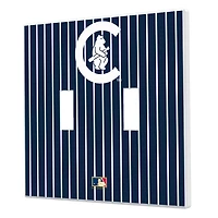 Chicago Cubs - Cooperstown Pinstripe Double Toggle Light Switch Plate