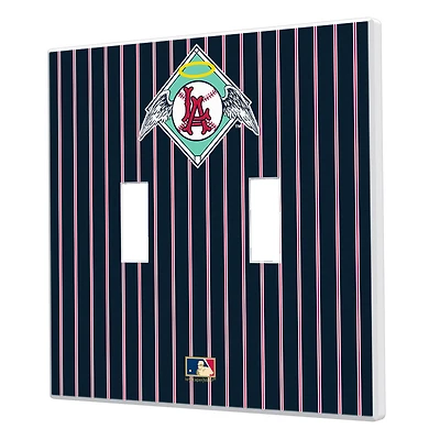 Los Angeles Angels 1961-1965 Cooperstown Pinstripe Double Toggle Light Switch Plate