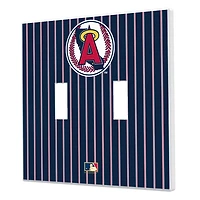 Los Angeles Angels Cooperstown Pinstripe Double Toggle Light Switch Plate