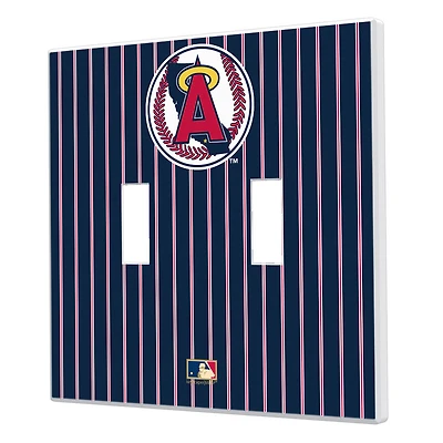 Los Angeles Angels - Cooperstown Pinstripe Double Toggle Light Switch Plate