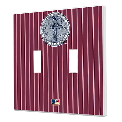 Philadelphia Phillies - Cooperstown Pinstripe Double Toggle Light Switch Plate