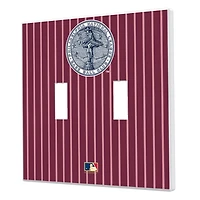 Philadelphia Phillies - Cooperstown Pinstripe Double Toggle Light Switch Plate