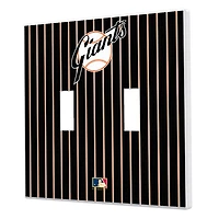 San Francisco Giants 1958-1967 Cooperstown Pinstripe Double Toggle Light Switch Plate