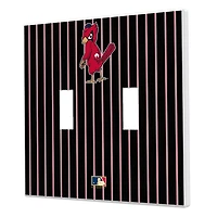 St. Louis Cardinals - Cooperstown Pinstripe Double Toggle Light Switch Plate