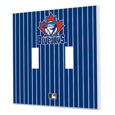 Toronto Blue Jays 1997-2002 Cooperstown Pinstripe Double Toggle Light Switch Plate
