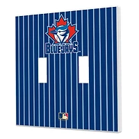 Toronto Blue Jays 1997-2002 Cooperstown Pinstripe Double Toggle Light Switch Plate