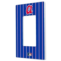 Atlanta Braves Cooperstown Pinstripe Single Rocker Light Switch Plate