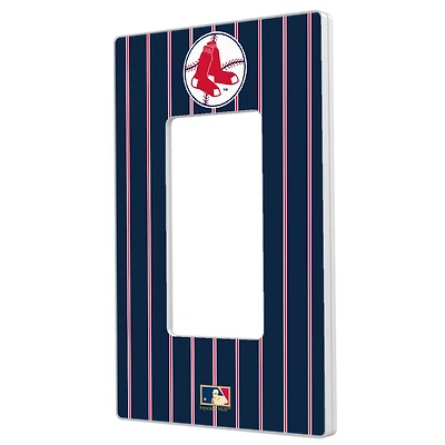 Boston Red Sox 1970-1975 Cooperstown Pinstripe Single Rocker Light Switch Plate