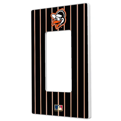 Baltimore Orioles - Cooperstown Pinstripe Single Rocker Light Switch Plate