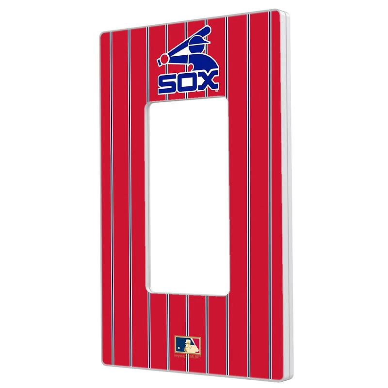 Chicago White Sox Cooperstown Pinstripe Single Rocker Light Switch Plate