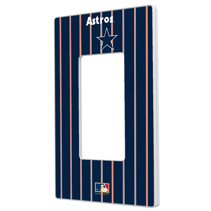Houston Astros - Cooperstown Pinstripe Single Rocker Light Switch Plate