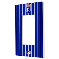 Kansas City Royals 1969-1978 Cooperstown Pinstripe Single Rocker Light Switch Plate