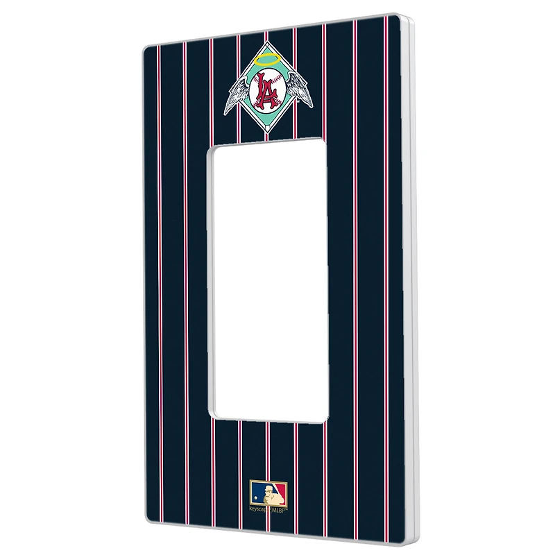 Los Angeles Angels 1961-1965 Cooperstown Pinstripe Single Rocker Light Switch Plate