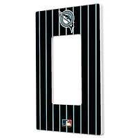 Miami Marlins 1993-2011 Cooperstown Pinstripe Single Rocker Light Switch Plate