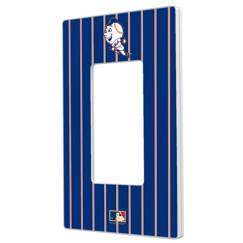 New York Mets 2014 Cooperstown Pinstripe Single Rocker Light Switch Plate
