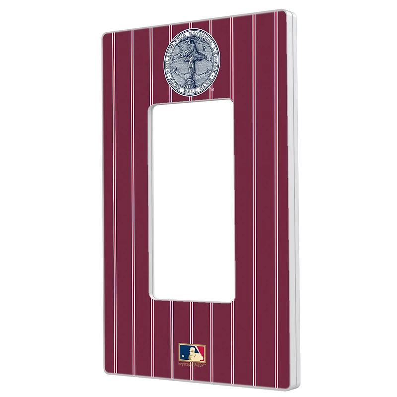 Philadelphia Phillies - Cooperstown Pinstripe Single Rocker Light Switch Plate