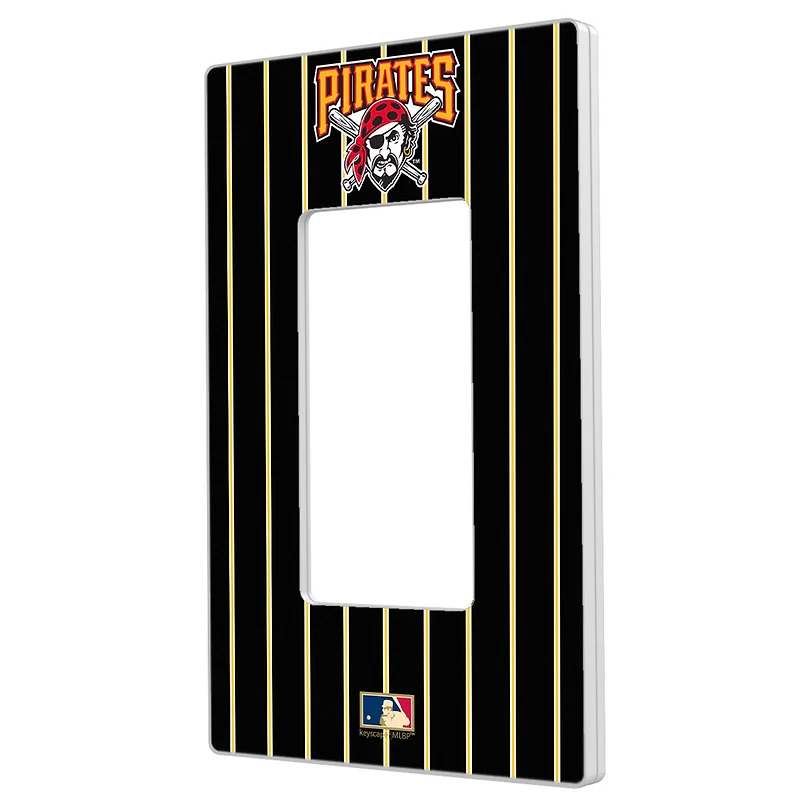Pittsburgh Pirates - Cooperstown Pinstripe Single Rocker Light Switch Plate