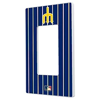 Seattle Mariners - Cooperstown Pinstripe Single Rocker Light Switch Plate