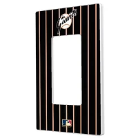 San Francisco Giants 1958-1967 Cooperstown Pinstripe Single Rocker Light Switch Plate