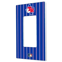 Texas Rangers 1981-1983 Cooperstown Pinstripe Single Rocker Light Switch Plate