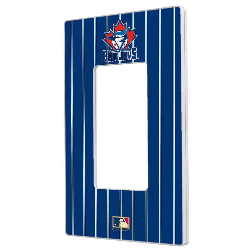 Toronto Blue Jays 1997-2002 Cooperstown Pinstripe Single Rocker Light Switch Plate