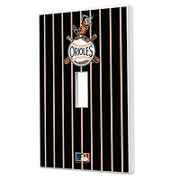 Baltimore Orioles 1954-1963 Cooperstown Pinstripe Single Toggle Light Switch Plate