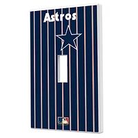 Houston Astros - Cooperstown Pinstripe Single Toggle Light Switch Plate