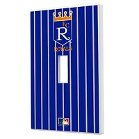 Kansas City Royals 1969-1978 Cooperstown Pinstripe Single Toggle Light Switch Plate