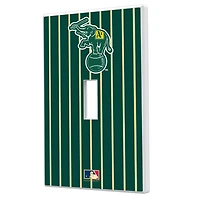 Athletics 1988 Cooperstown Pinstripe Single Toggle Light Switch Plate