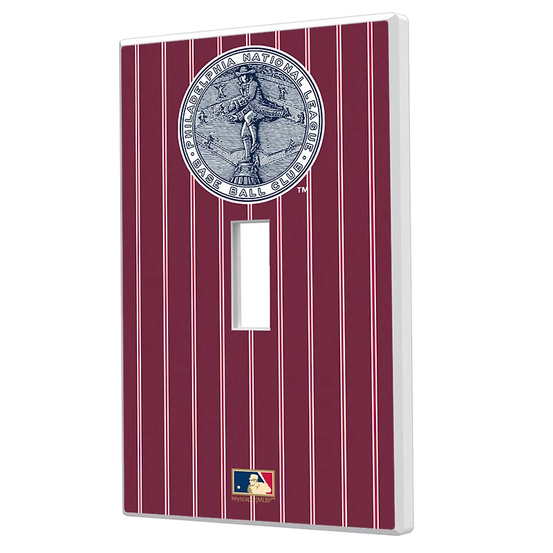 Philadelphia Phillies - Cooperstown Pinstripe Single Toggle Light Switch Plate